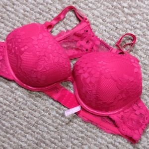 Pink Victoria Secret Lace Bra